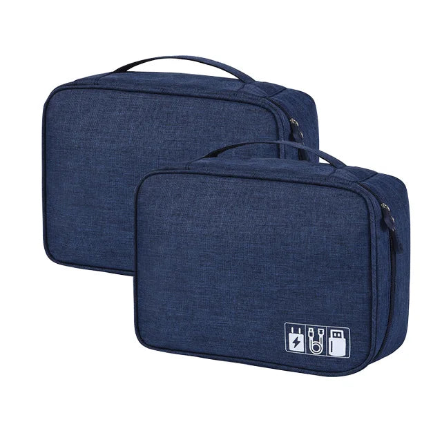 Cable Storage Bag Waterproof Digital Electronic Organizer Portable USB Data Line Charger Plug Storage Bag Travel Cable Organizer